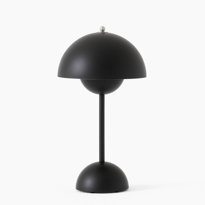 LunaGlow - Cordless LED table lamp with unique retro umbrella design