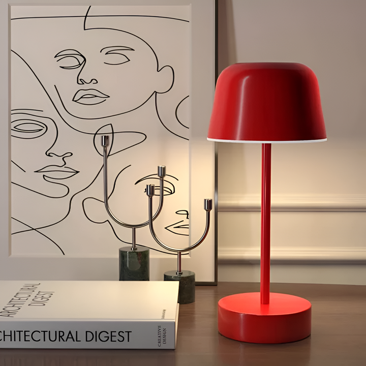 RetroLED - Cordless LED table lamp in retro design